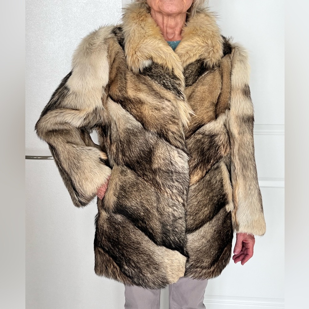 Real fur coat, size L - Picture 3 of 17